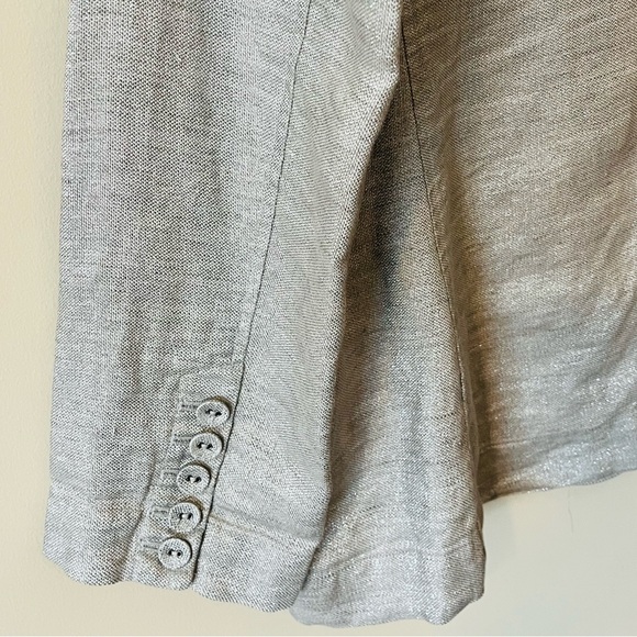 Eileen Fisher Linen Blazer Size Large - Picture 5 of 8